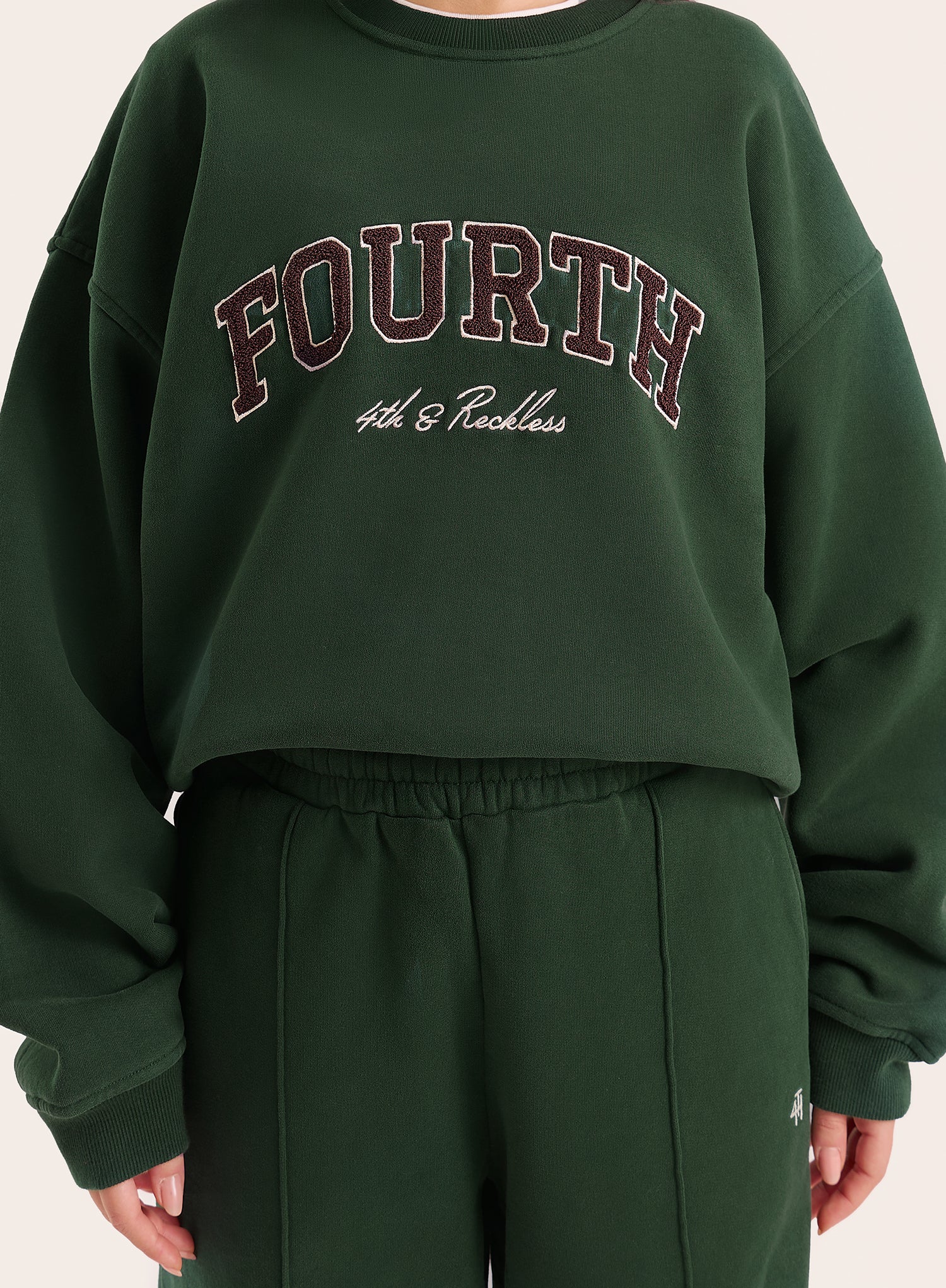 Green Fourth Branded Sweatshirt